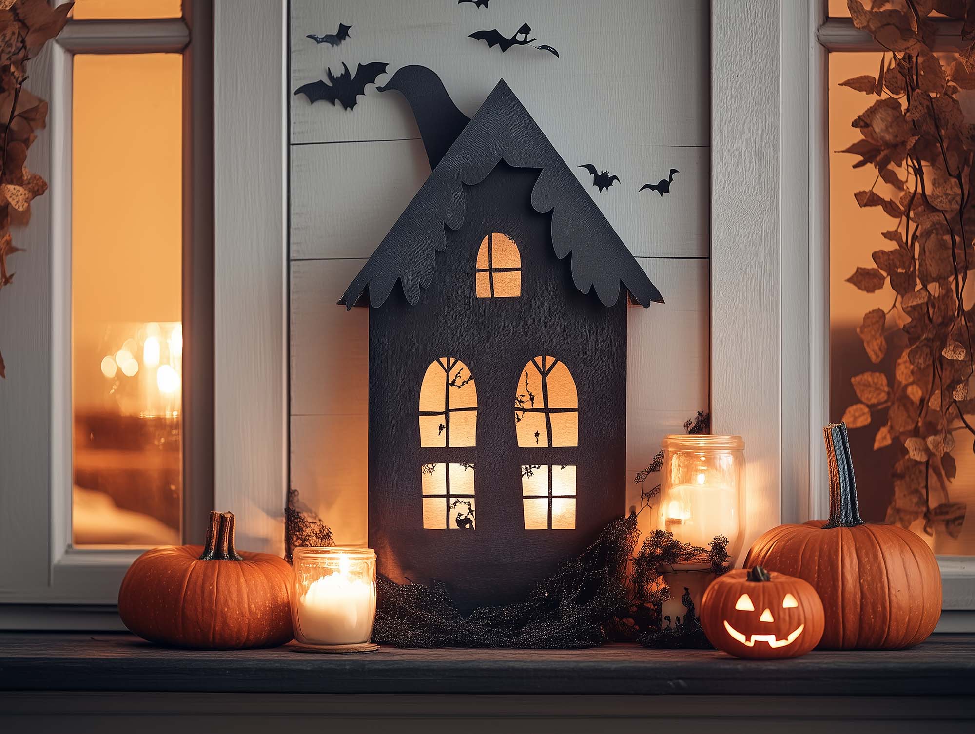Vintage Halloween Decor and Spooky Home Accents