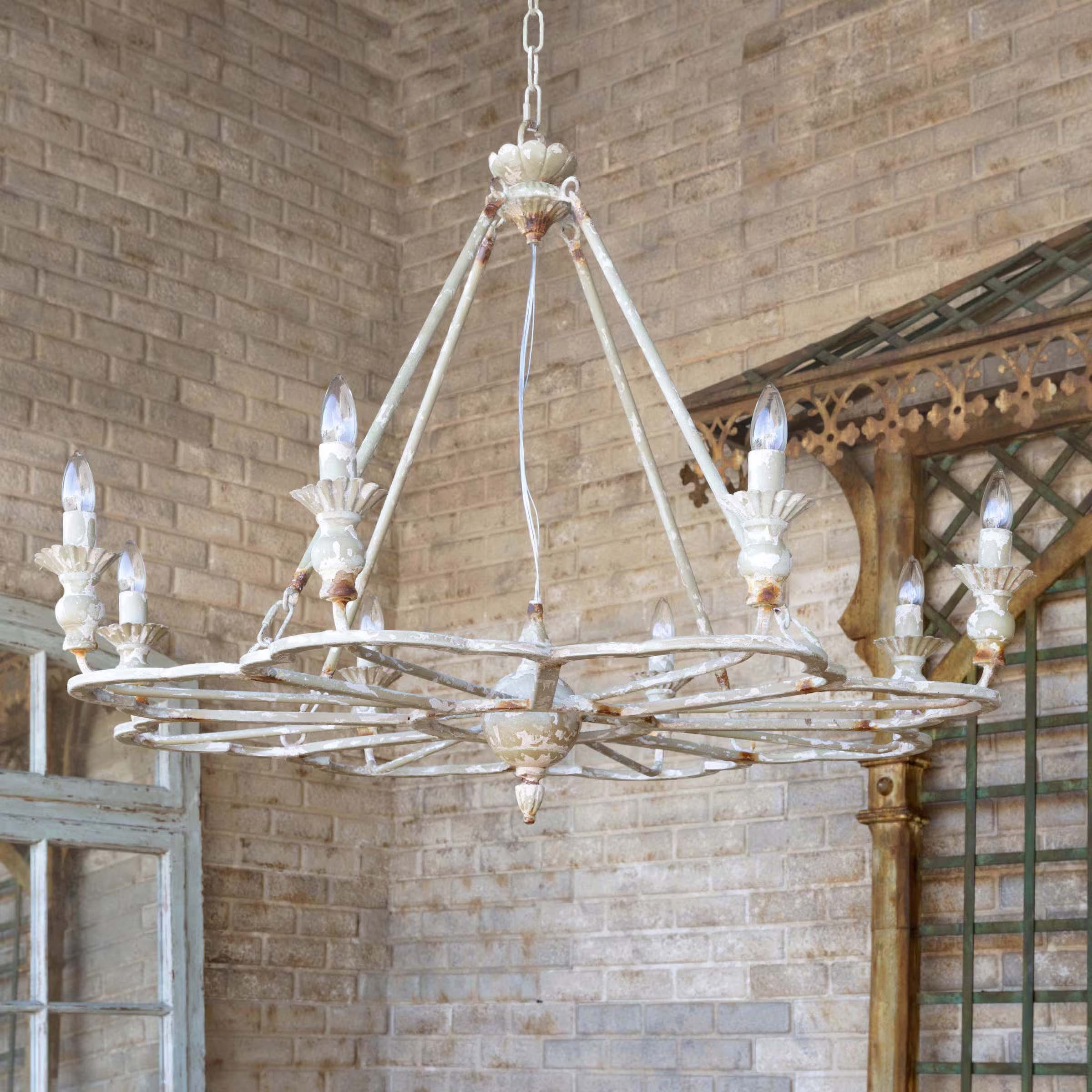 Vintage-inspired lighting display featuring glass bulbs and rustic lanterns, adding nostalgia to any space.