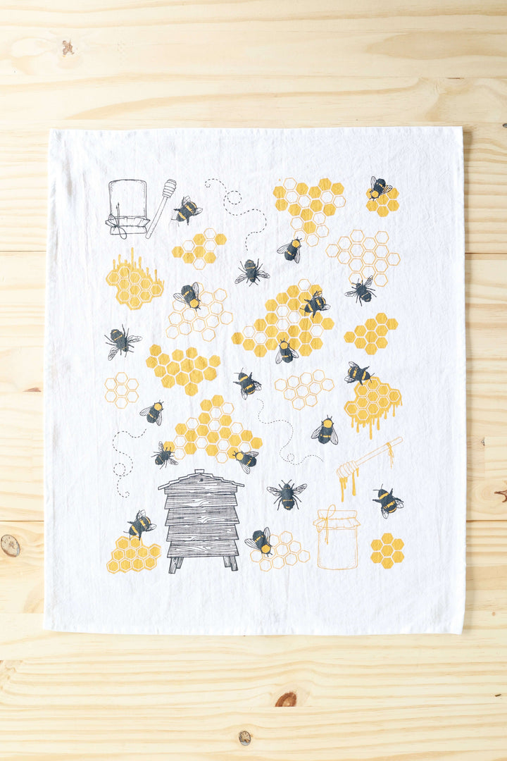Vintage Bee Tea Towel