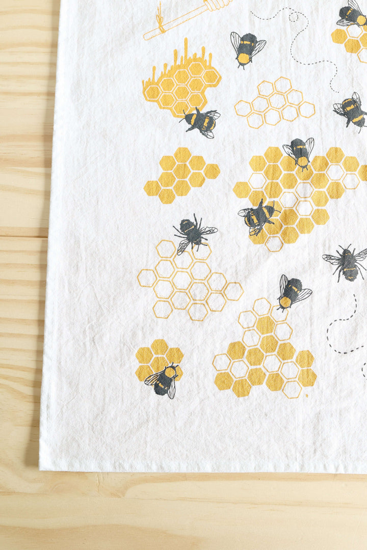 Vintage Bee Tea Towel