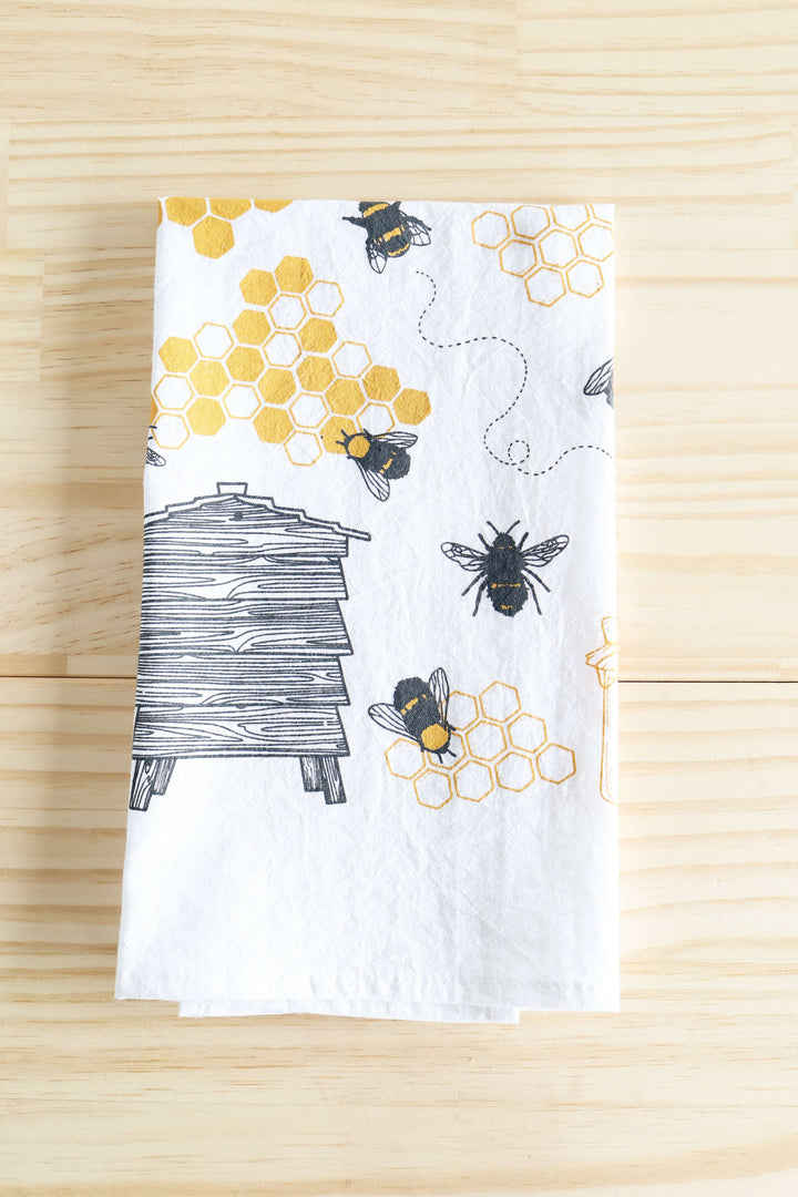 Vintage Bee Tea Towel