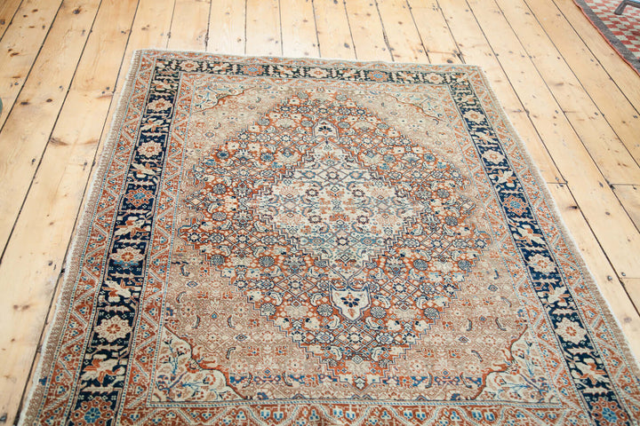 1910s Antique Persian Tabriz Area Rug