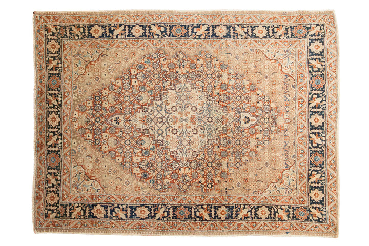 1910s Antique Persian Tabriz Area Rug