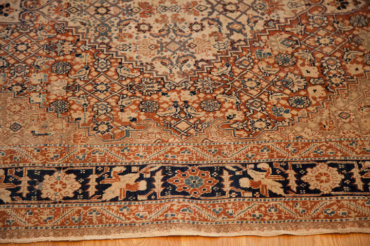1910s Antique Persian Tabriz Area Rug