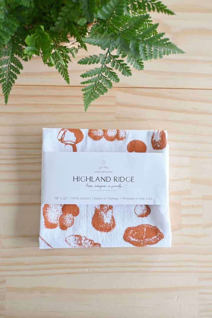 Vintage Mushroom Tea Towel