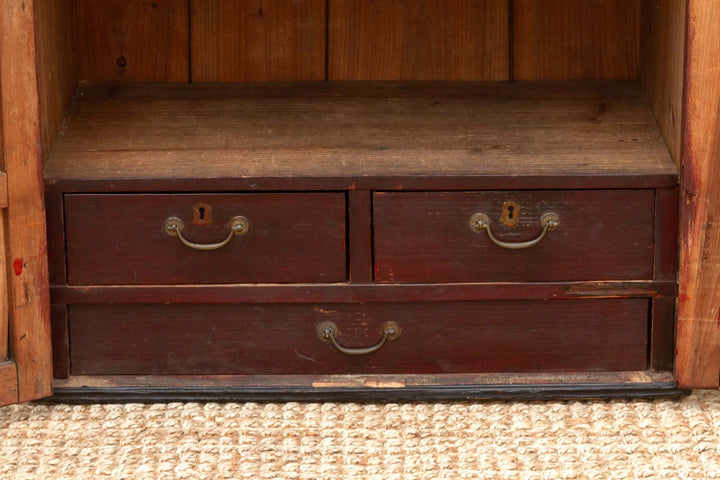 Antique Chinese Painted Lacquer Cabinet