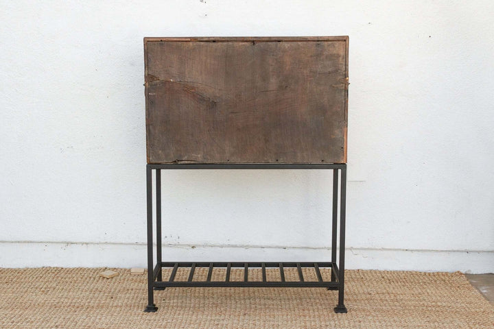 18th Century Spanish Antique Walnut Vargueño on Stand