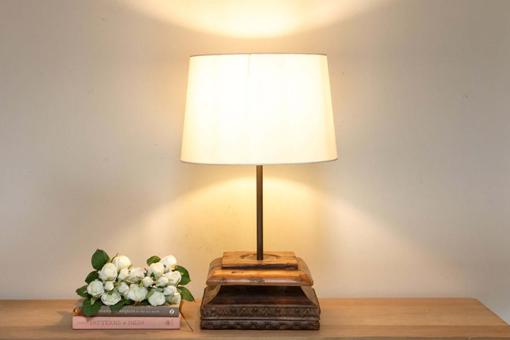 Antique Indian Architectural Table Lamp