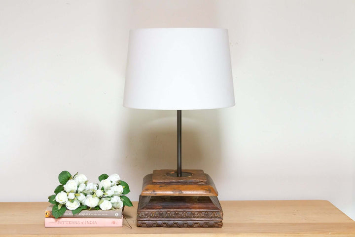 Antique Indian Architectural Table Lamp