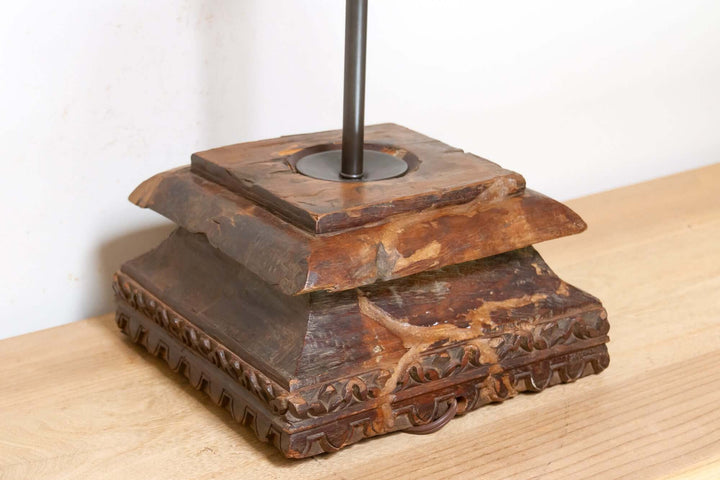 Antique Indian Architectural Table Lamp