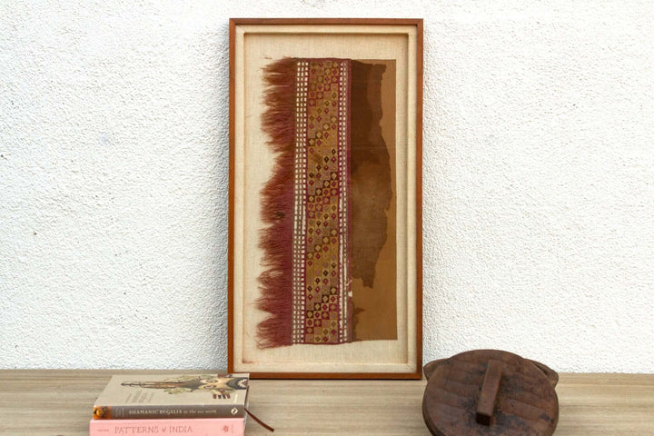 Ancient Andean Textile Fragment from Peru