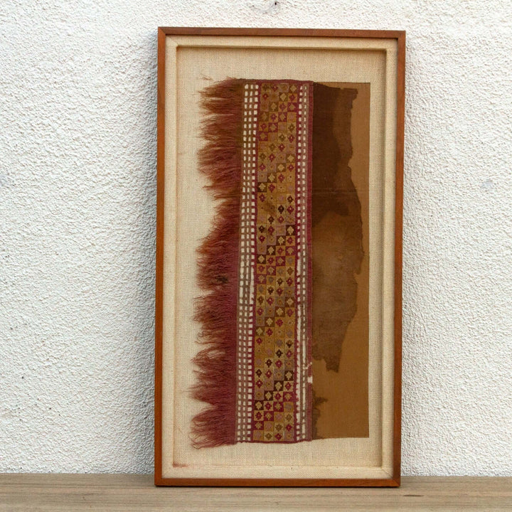 Ancient Andean Textile Fragment from Peru