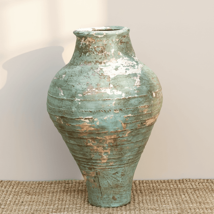 Antique Mediterranean Terracotta Pottery Vessel