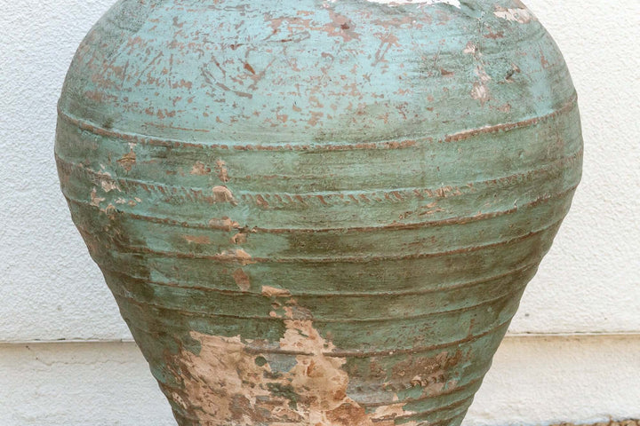 Antique Mediterranean Terracotta Pottery Vessel
