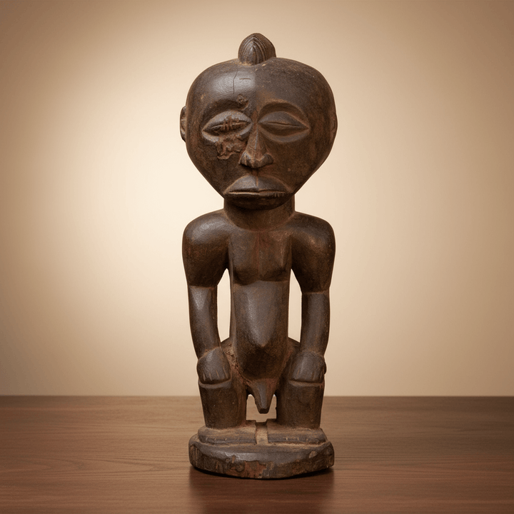 Antique Hemba African Ancestor Figure from Congo