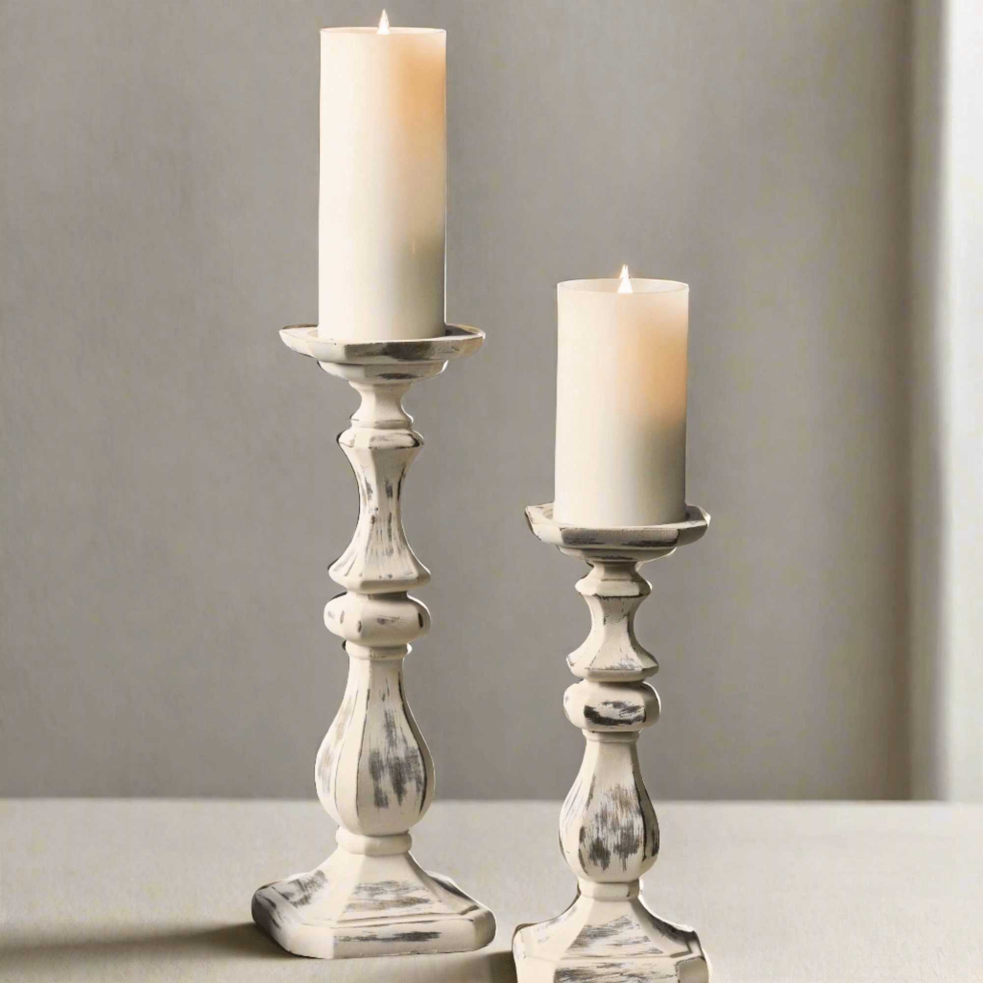 Antique Candle Holders | Set of 2 – Vintage Shopper vintage