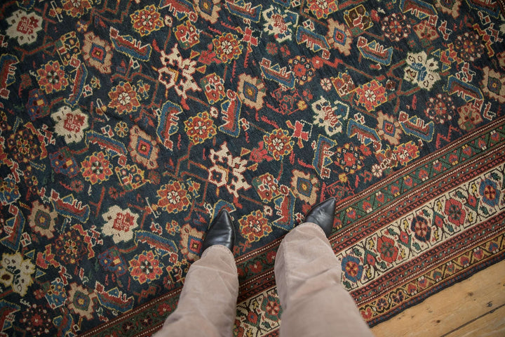 1910s Antique Persian Mahal Carpet with Herati Field Design