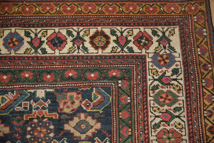 1910s Antique Persian Mahal Carpet with Herati Field Design