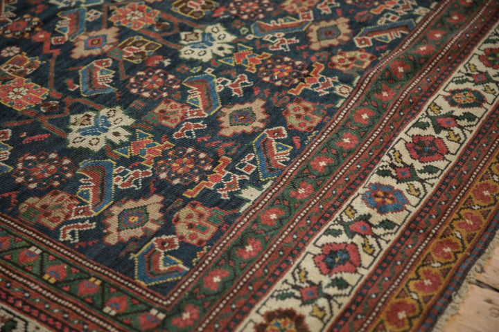 1910s Antique Persian Mahal Carpet with Herati Field Design