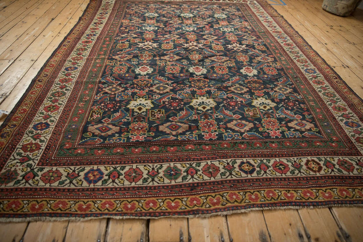 1910s Antique Persian Mahal Carpet with Herati Field Design