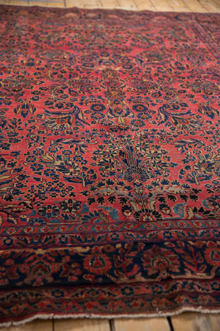 Hand-Knotted 1910s Persian Sarouk Rug