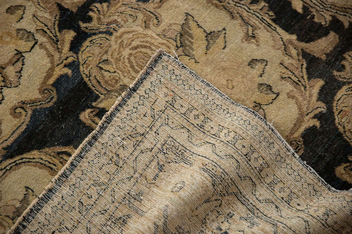 Antique Persian Tabriz Rug with European Rococo Floral Design