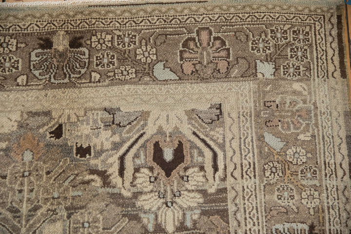 1950s Vintage Persian Bibikabad Carpet with Floral Trellis Design