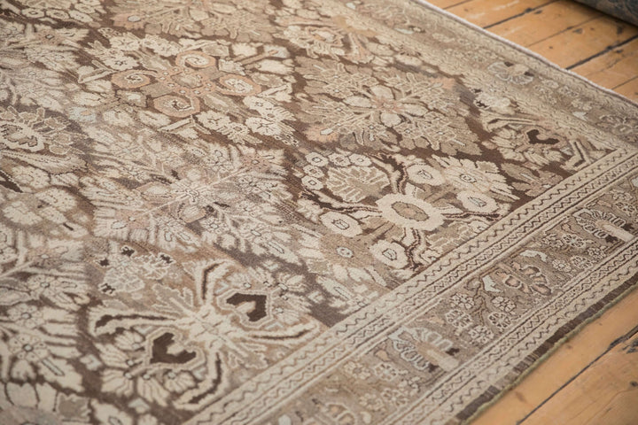 1950s Vintage Persian Bibikabad Carpet with Floral Trellis Design