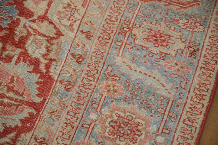 1940s Vintage Persian Heriz Carpet with Karaja Border