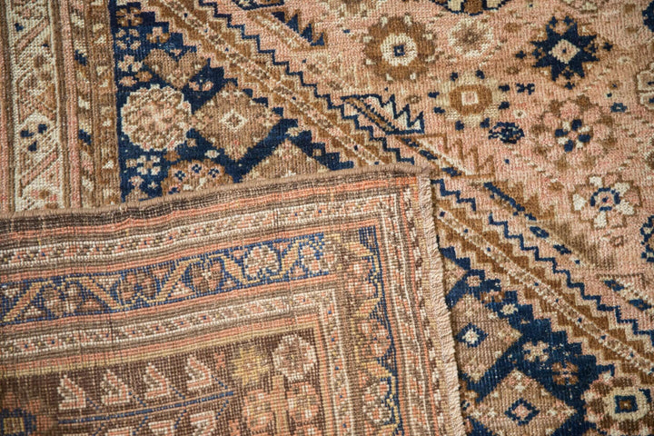 1940s Vintage Persian Qashqai Carpet with Tribal Medallion