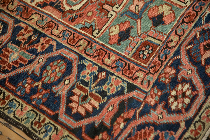 Hand-Knotted 1940s Persian Heriz Carpet