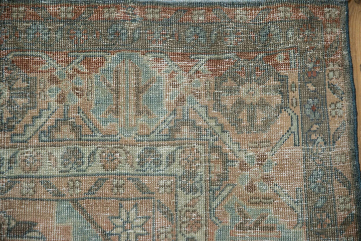 1950s Vintage Persian Veece Carpet with Hexagonal Medallion