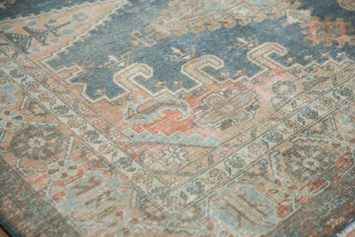 1950s Vintage Persian Veece Carpet with Hexagonal Medallion