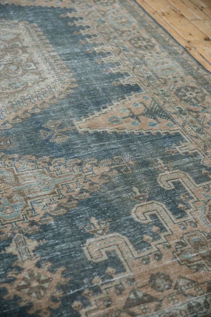 1950s Vintage Persian Veece Carpet with Hexagonal Medallion