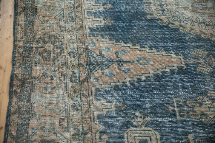 1950s Vintage Persian Veece Carpet with Hexagonal Medallion