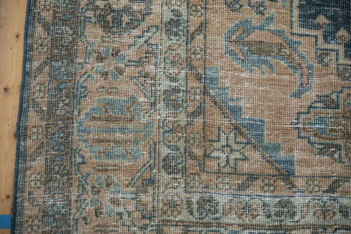 1950s Vintage Persian Veece Carpet with Hexagonal Medallion