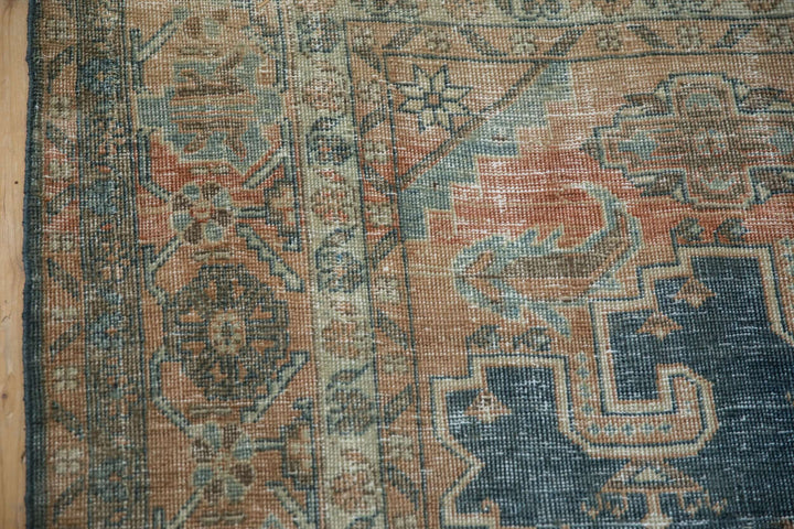 1950s Vintage Persian Veece Carpet with Hexagonal Medallion