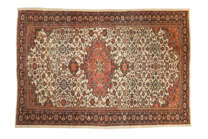 Antique Persian Farahan Sarouk Rug