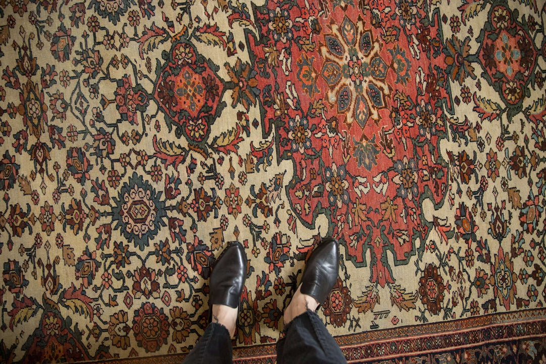 Antique Persian Farahan Sarouk Rug