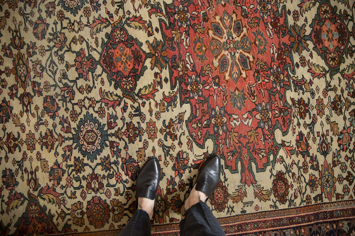 Antique Persian Farahan Sarouk Rug