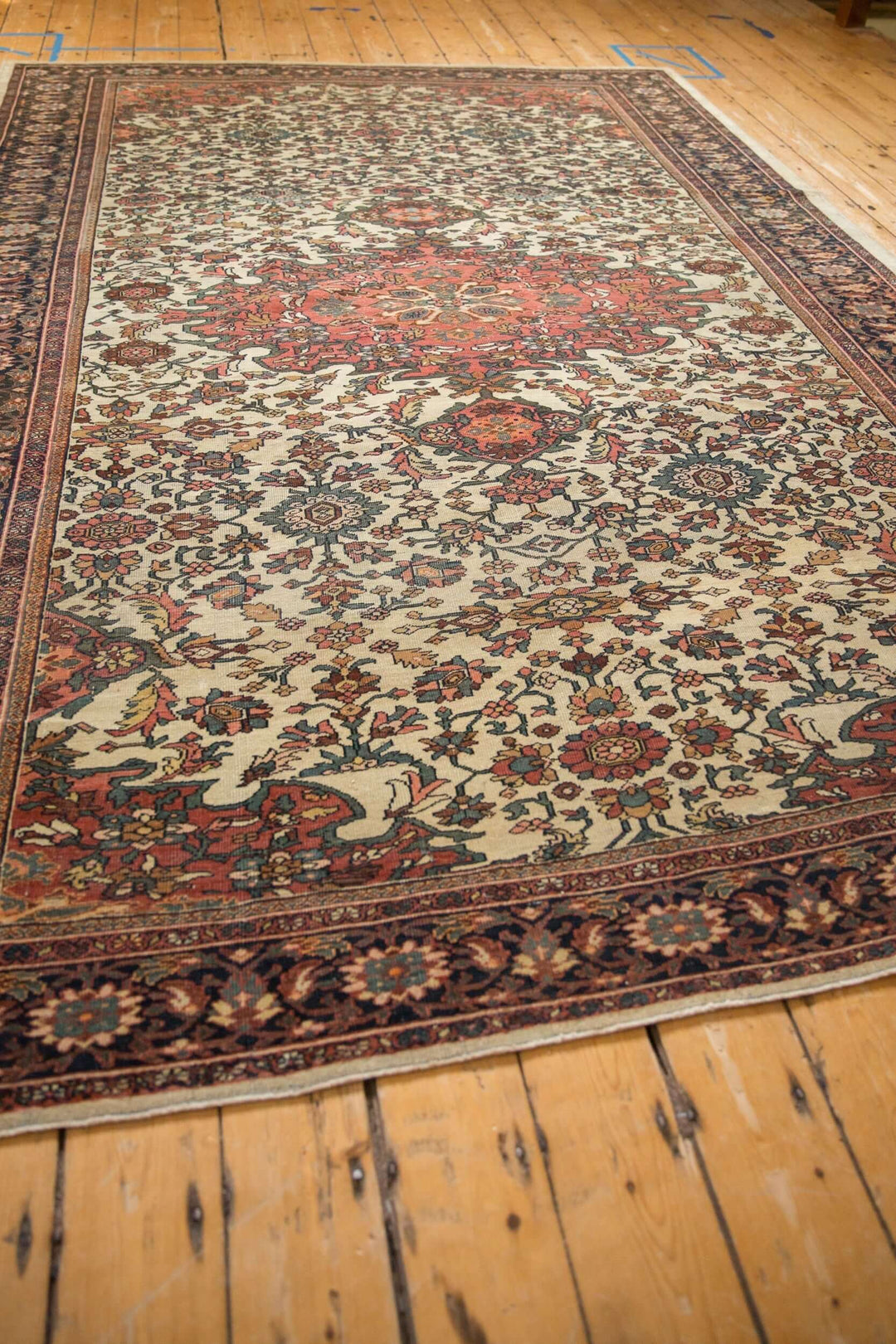 Antique Persian Farahan Sarouk Rug