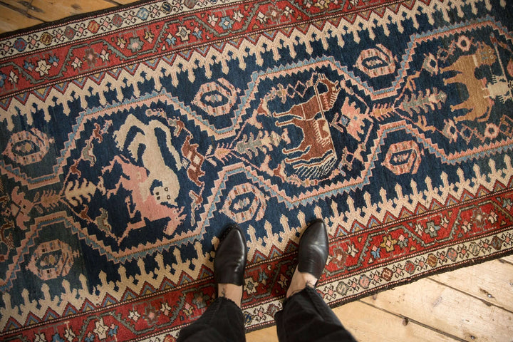 1920s Antique Persian Malayer Rug Runner