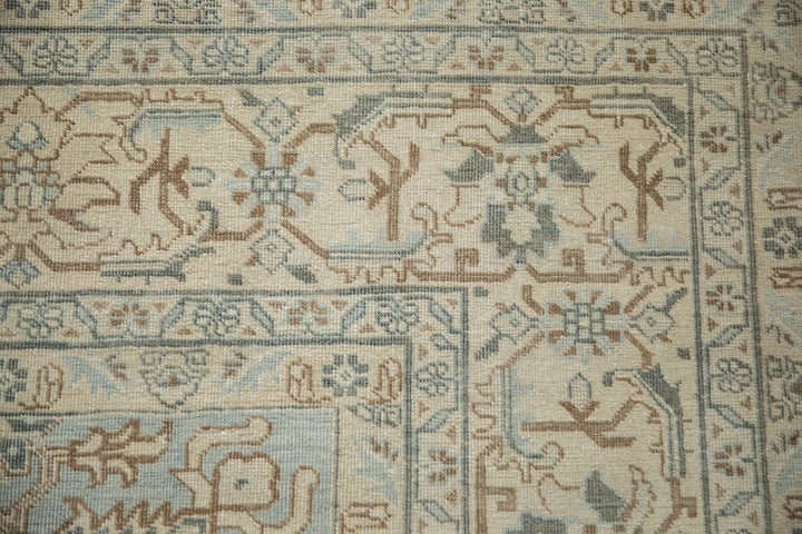 1950s Vintage Persian Tabriz Rug with Oversized Medallion