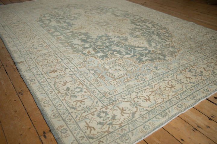 1950s Vintage Persian Tabriz Rug with Oversized Medallion