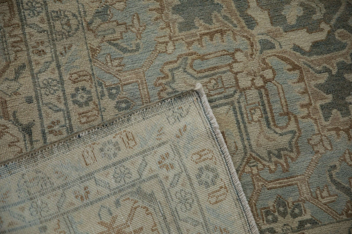 1950s Vintage Persian Tabriz Rug with Oversized Medallion