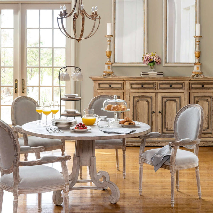 Glass Cake Stand with Dome and Beaded Edge Pedestal Plate on elegant dining table setup