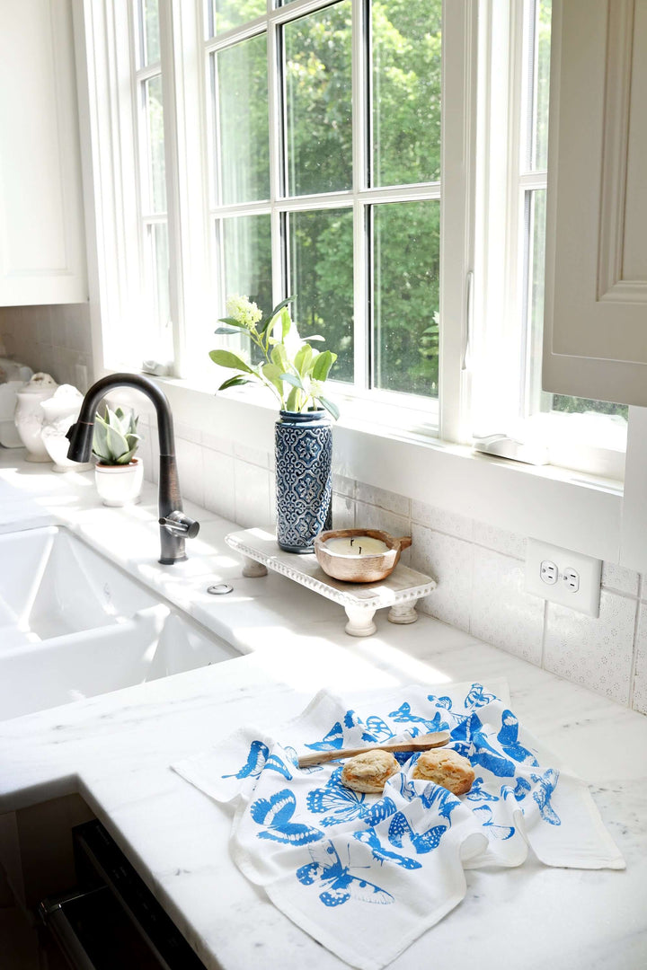 Vintage Butterfly Tea Towel