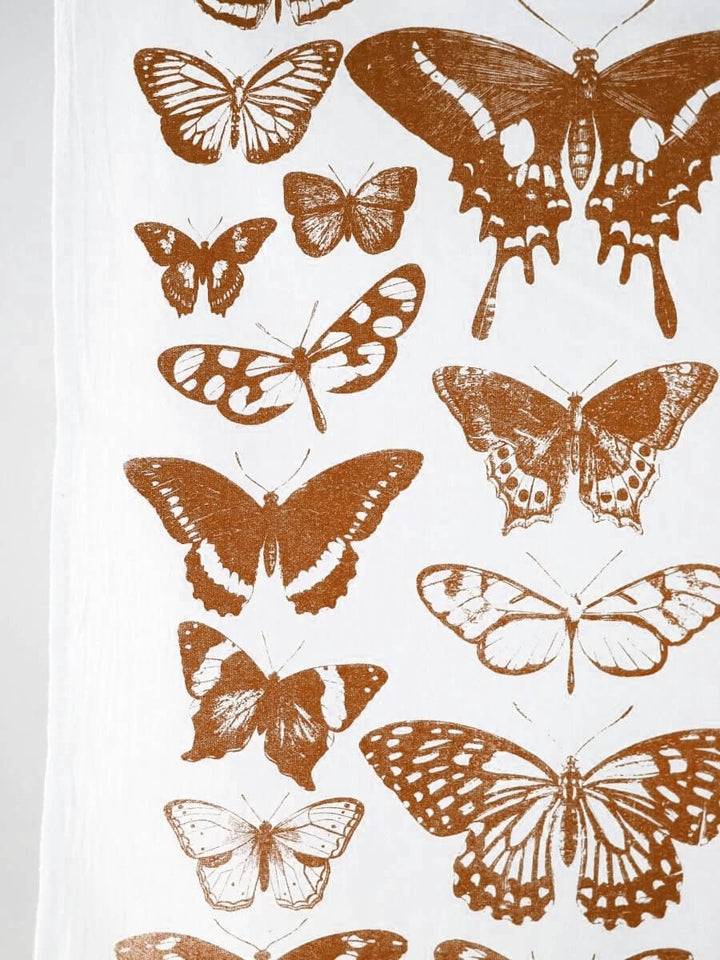 Vintage Butterfly Tea Towel