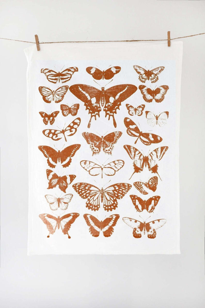 Vintage Butterfly Tea Towel