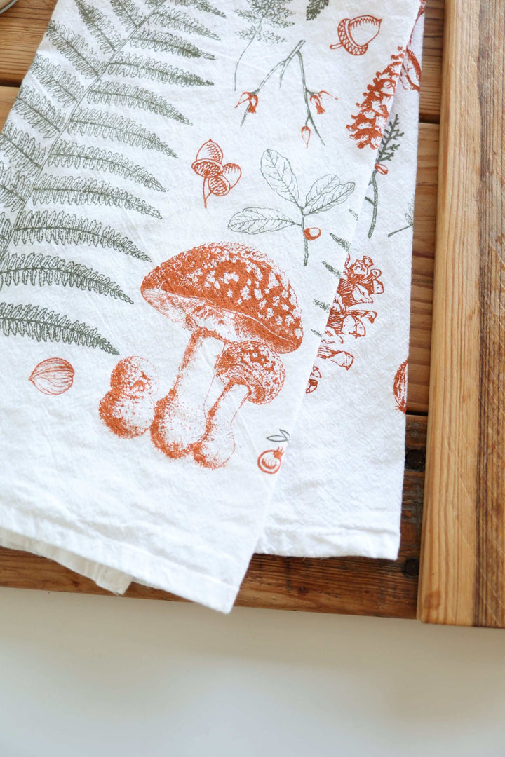 Vintage Botanical Tea Towel
